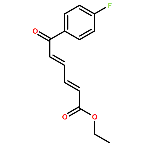 2,4-Hexadienoic acid, 6-(4-fluorophenyl)-6-oxo-, ethyl ester, (2E,4E)-