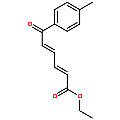 2,4-Hexadienoic acid, 6-(4-methylphenyl)-6-oxo-, ethyl ester, (2E,4E)-