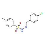 Benzenesulfonic acid, 4-methyl-, (2E)-2-[(4-chlorophenyl)methylene]hydrazide