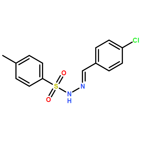 Benzenesulfonic acid, 4-methyl-, (2E)-2-[(4-chlorophenyl)methylene]hydrazide