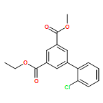 [1,1'-Biphenyl]-3,5-dicarboxylic acid, 2'-chloro-, 3-ethyl 5-methyl ester