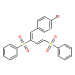 Benzene, 1-[2,4-bis(phenylsulfonyl)-1,3-butadien-1-yl]-4-bromo-