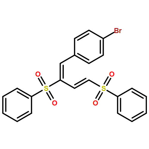 Benzene, 1-[2,4-bis(phenylsulfonyl)-1,3-butadien-1-yl]-4-bromo-