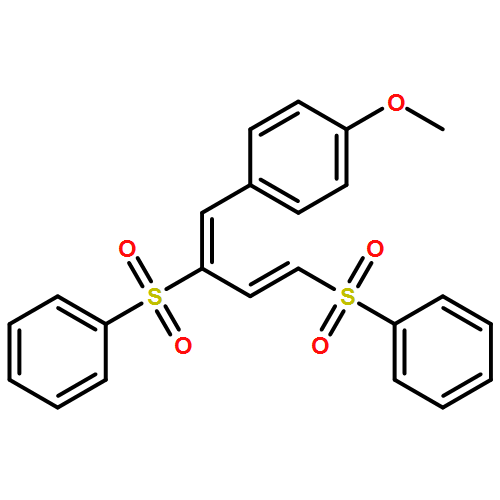 Benzene, 1-[2,4-bis(phenylsulfonyl)-1,3-butadien-1-yl]-4-methoxy-