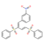 Benzene, 1-[2,4-bis(phenylsulfonyl)-1,3-butadien-1-yl]-3-nitro-