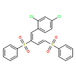 Benzene, 1-[2,4-bis(phenylsulfonyl)-1,3-butadien-1-yl]-2,4-dichloro-