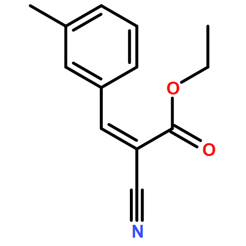 2-Propenoic acid, 2-cyano-3-(3-methylphenyl)-, ethyl ester, (2E)-