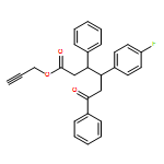 Benzenehexanoic acid, γ-(4-fluorophenyl)-ε-oxo-β-phenyl-, 2-propyn-1-yl ester, (βR,γR)-rel-