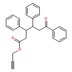 Benzenehexanoic acid, ε-oxo-β,γ-diphenyl-, 2-propyn-1-yl ester, (βR,γR)-rel-