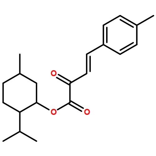 3-Butenoic acid, 4-(4-methylphenyl)-2-oxo-, (1R,2S,5R)-5-methyl-2-(1-methylethyl)cyclohexyl ester, (3E)-