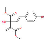 Butanedioic acid, 2-[(1E)-2-(4-bromophenyl)ethenyl]-2-hydroxy-3-methylene-, 1,4-dimethyl ester