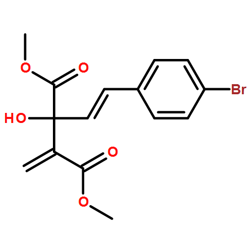 Butanedioic acid, 2-[(1E)-2-(4-bromophenyl)ethenyl]-2-hydroxy-3-methylene-, 1,4-dimethyl ester