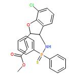 2-Propenoic acid, 3-[(2R,3S)-7-chloro-3-[(diphenylphosphinothioyl)amino]-2,3-dihydro-2-benzofuranyl]-, methyl ester, (2E)-rel-