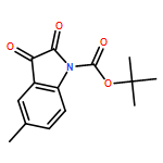 1H-Indole-1-carboxylic acid, 2,3-dihydro-5-methyl-2,3-dioxo-, 1,1-dimethylethyl ester