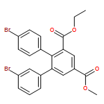 [1,1':2',1''-Terphenyl]-3',5'-dicarboxylic acid, 3,4''-dibromo-, 3'-ethyl 5'-methyl ester