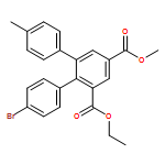 [1,1':2',1''-Terphenyl]-3',5'-dicarboxylic acid, 4''-bromo-4-methyl-, 3'-ethyl 5'-methyl ester