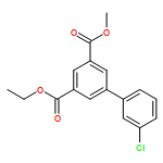 [1,1'-Biphenyl]-3,5-dicarboxylic acid, 3'-chloro-, 3-ethyl 5-methyl ester