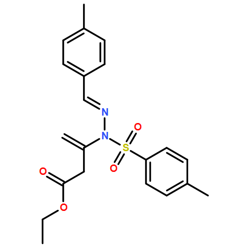 3-Butenoic acid, 3-[(2E)-2-[(4-methylphenyl)methylene]-1-[(4-methylphenyl)sulfonyl]hydrazinyl]-, ethyl ester