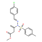 3-Butenoic acid, 3-[(2E)-2-[(4-chlorophenyl)methylene]-1-[(4-methylphenyl)sulfonyl]hydrazinyl]-, methyl ester