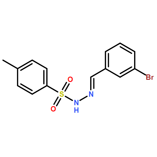 Benzenesulfonic acid, 4-methyl-, (2E)-2-[(3-bromophenyl)methylene]hydrazide