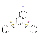 Benzene, 1-[2,4-bis(phenylsulfonyl)-1,3-butadien-1-yl]-3-bromo-