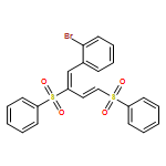 Benzene, 1-[2,4-bis(phenylsulfonyl)-1,3-butadien-1-yl]-2-bromo-