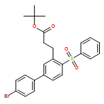 [1,1'-Biphenyl]-3-propanoic acid, 4'-bromo-4-(phenylsulfonyl)-, 1,1-dimethylethyl ester