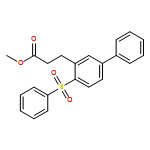 [1,1'-Biphenyl]-3-propanoic acid, 4-(phenylsulfonyl)-, methyl ester