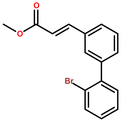 2-Propenoic acid, 3-(2'-bromo[1,1'-biphenyl]-3-yl)-, methyl ester, (2E)-