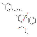 2-Propenoic acid, 3-[5-(4-methylphenyl)-2-(phenylsulfonyl)-1,3-cyclohexadien-1-yl]-, ethyl ester, (2E)-