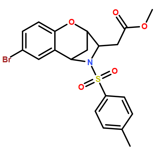 2,5-Methano-1,4-benzoxazepine-3-acetic acid, 7-bromo-2,3,4,5-tetrahydro-4-[(4-methylphenyl)sulfonyl]-, methyl ester