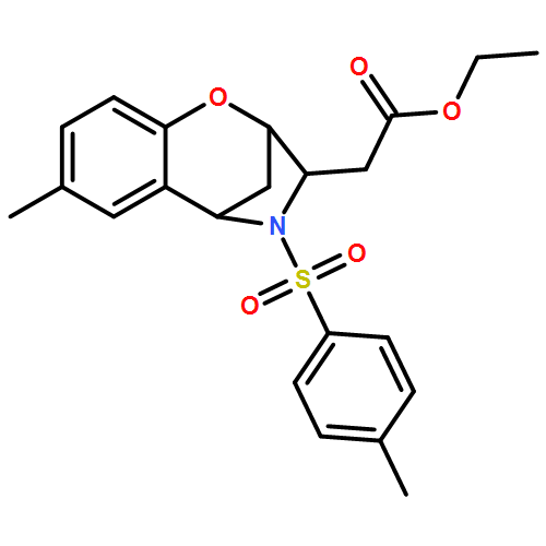 2,5-Methano-1,4-benzoxazepine-3-acetic acid, 2,3,4,5-tetrahydro-7-methyl-4-[(4-methylphenyl)sulfonyl]-, ethyl ester