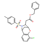 2,5-Methano-1,4-benzoxazepine-3-acetic acid, 9-chloro-2,3,4,5-tetrahydro-4-[(4-methylphenyl)sulfonyl]-, phenylmethyl ester