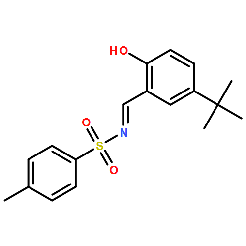 Benzenesulfonamide, N-[[5-(1,1-dimethylethyl)-2-hydroxyphenyl]methylene]-4-methyl-