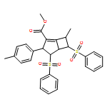 Bicyclo[3.2.0]hept-1-ene-2-carboxylic acid, 7-methyl-3-(4-methylphenyl)-4,6-bis(phenylsulfonyl)-, methyl ester, (3R,4S,5S,6S,7R)-rel-