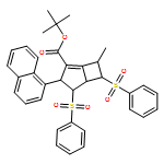 Bicyclo[3.2.0]hept-1-ene-2-carboxylic acid, 7-methyl-3-(1-naphthalenyl)-4,6-bis(phenylsulfonyl)-, 1,1-dimethylethyl ester, (3R,4S,5S,6S,7R)-rel-