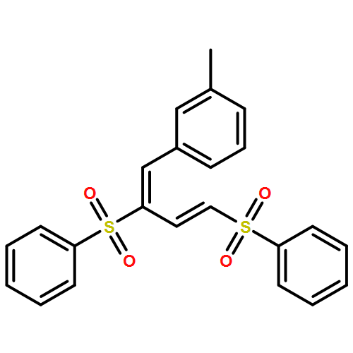 Benzene, 1-[2,4-bis(phenylsulfonyl)-1,3-butadien-1-yl]-3-methyl-