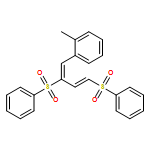 Benzene, 1-[2,4-bis(phenylsulfonyl)-1,3-butadien-1-yl]-2-methyl-