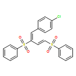 Benzene, 1-[2,4-bis(phenylsulfonyl)-1,3-butadien-1-yl]-4-chloro-