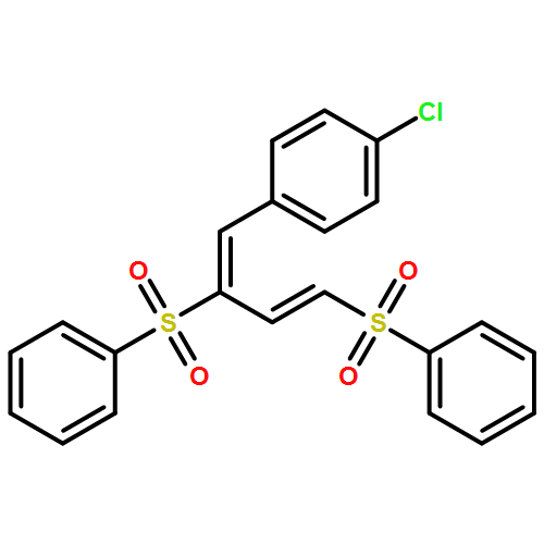 Benzene, 1-[2,4-bis(phenylsulfonyl)-1,3-butadien-1-yl]-4-chloro-