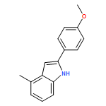 1H-Indole, 2-(4-methoxyphenyl)-4-methyl-