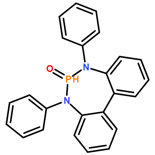 5H-Dibenzo[d,f][1,3,2]diazaphosphepine, 6,7-dihydro-5,7-diphenyl-, 6-oxide