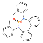 5H-Dibenzo[d,f][1,3,2]diazaphosphepine, 6,7-dihydro-5,7-bis(2-methylphenyl)-, 6-oxide