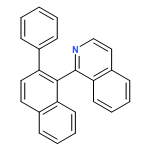 Isoquinoline, 1-(2-phenyl-1-naphthalenyl)-