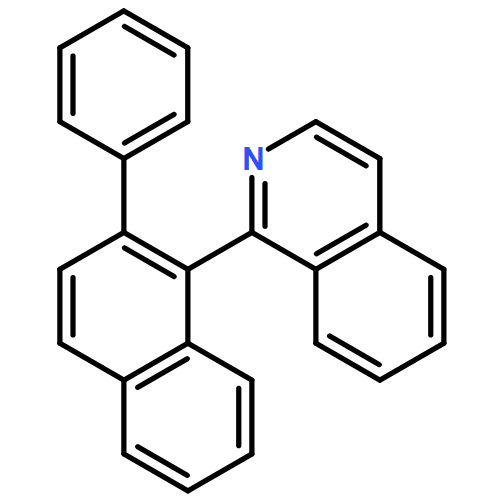 Isoquinoline, 1-(2-phenyl-1-naphthalenyl)-