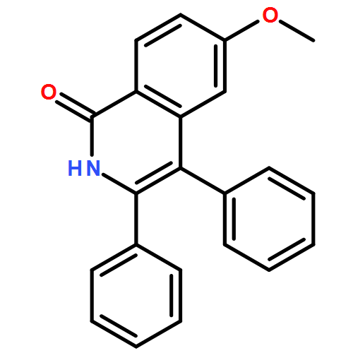 1(2H)-Isoquinolinone, 6-methoxy-3,4-diphenyl-