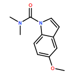 1H-Indole-1-carboxamide, 5-methoxy-N,N-dimethyl-