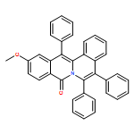 8H-Dibenzo[a,g]quinolizin-8-one, 11-methoxy-5,6,13-triphenyl-