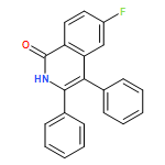 1(2H)-Isoquinolinone, 6-fluoro-3,4-diphenyl-