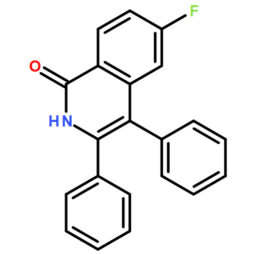 1(2H)-Isoquinolinone, 6-fluoro-3,4-diphenyl-